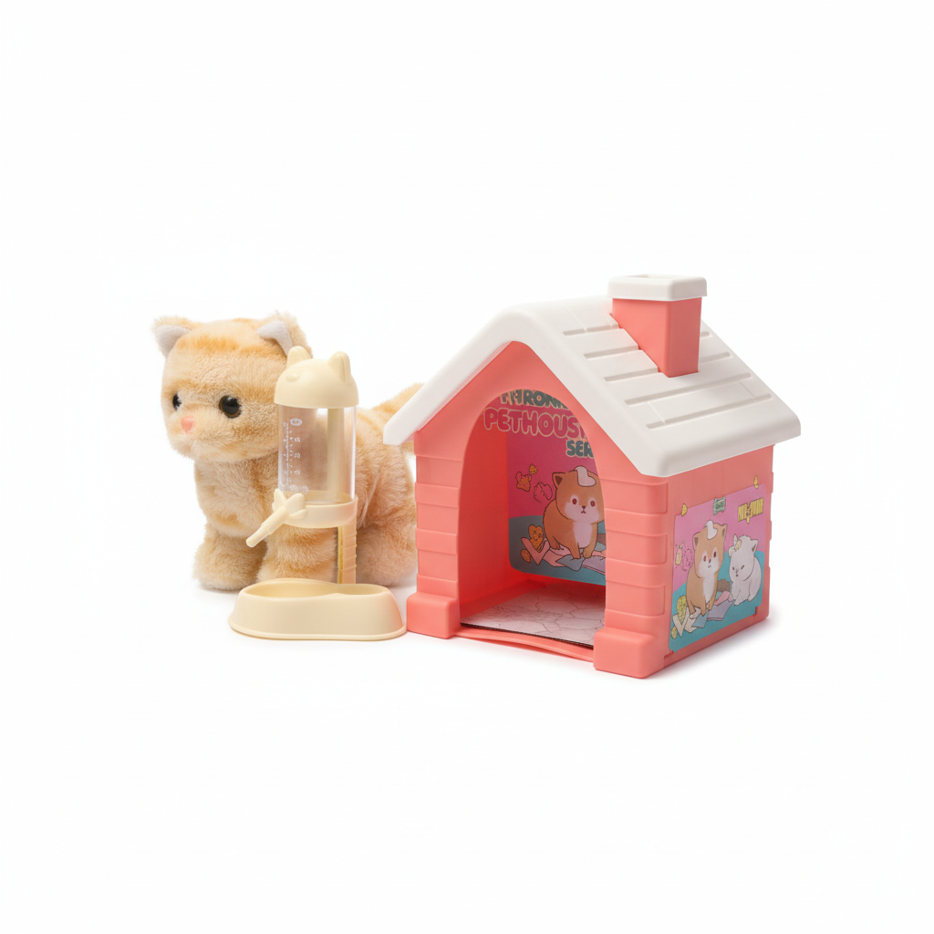 Pets! Lovely Mini Plush Pet Pet+House