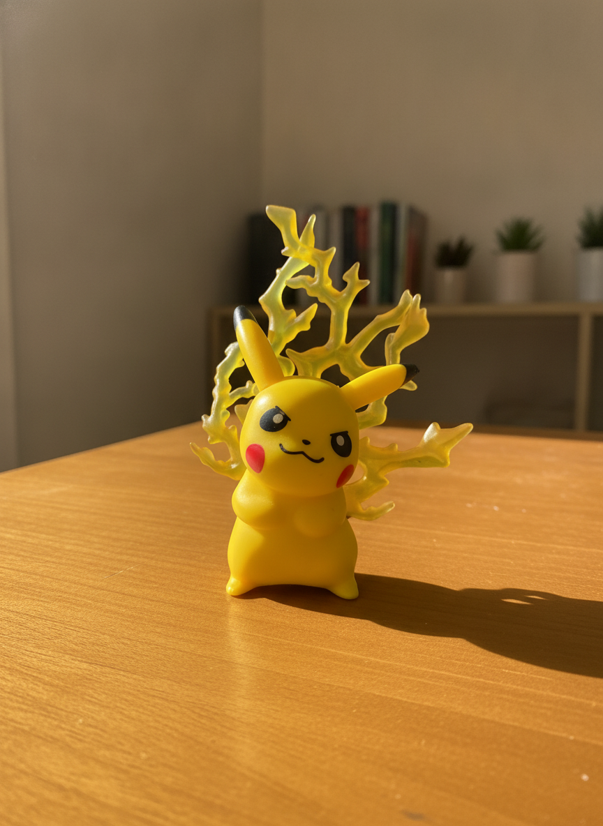 Pikachu Electric Attack Pose Figure
