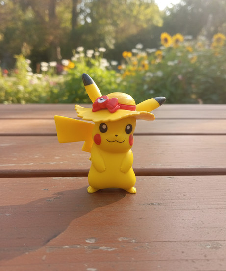 Pikachu with Sun Hat Figure