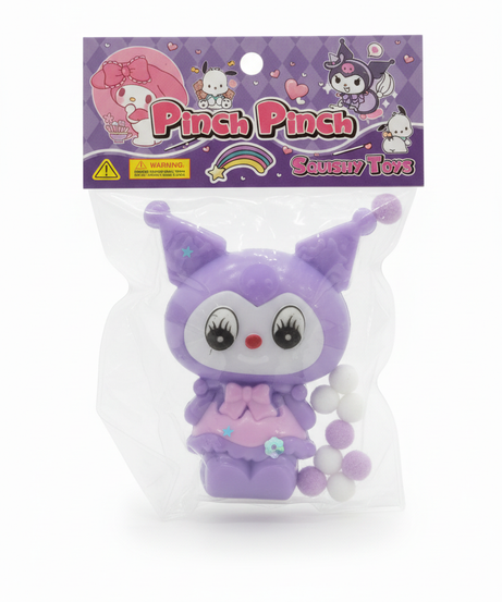 Pinch Pinch Kuromi Squishy Toy