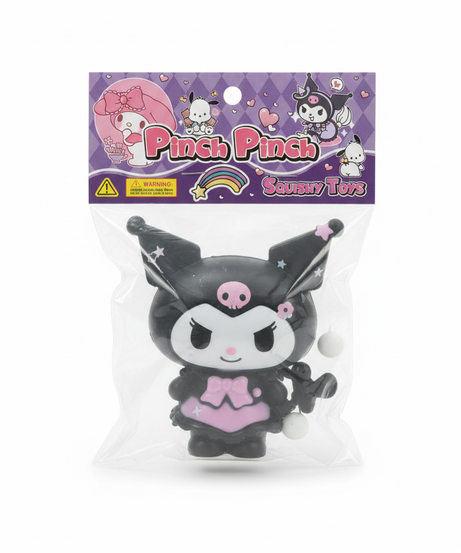 Pinch Pinch Kuromi Squishy Toy