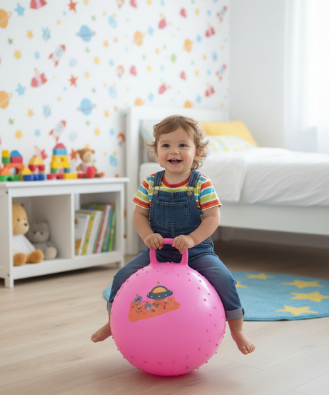 Pink Astronaut Adventure Hopping Ball ( 45 cm )