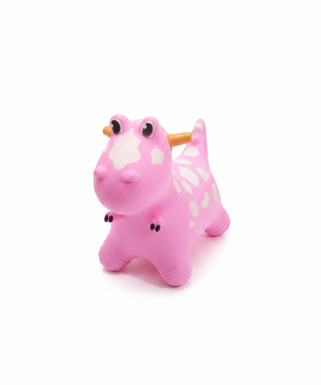 Pink Inflatable Dinosaur Hopper Ride-On Toy