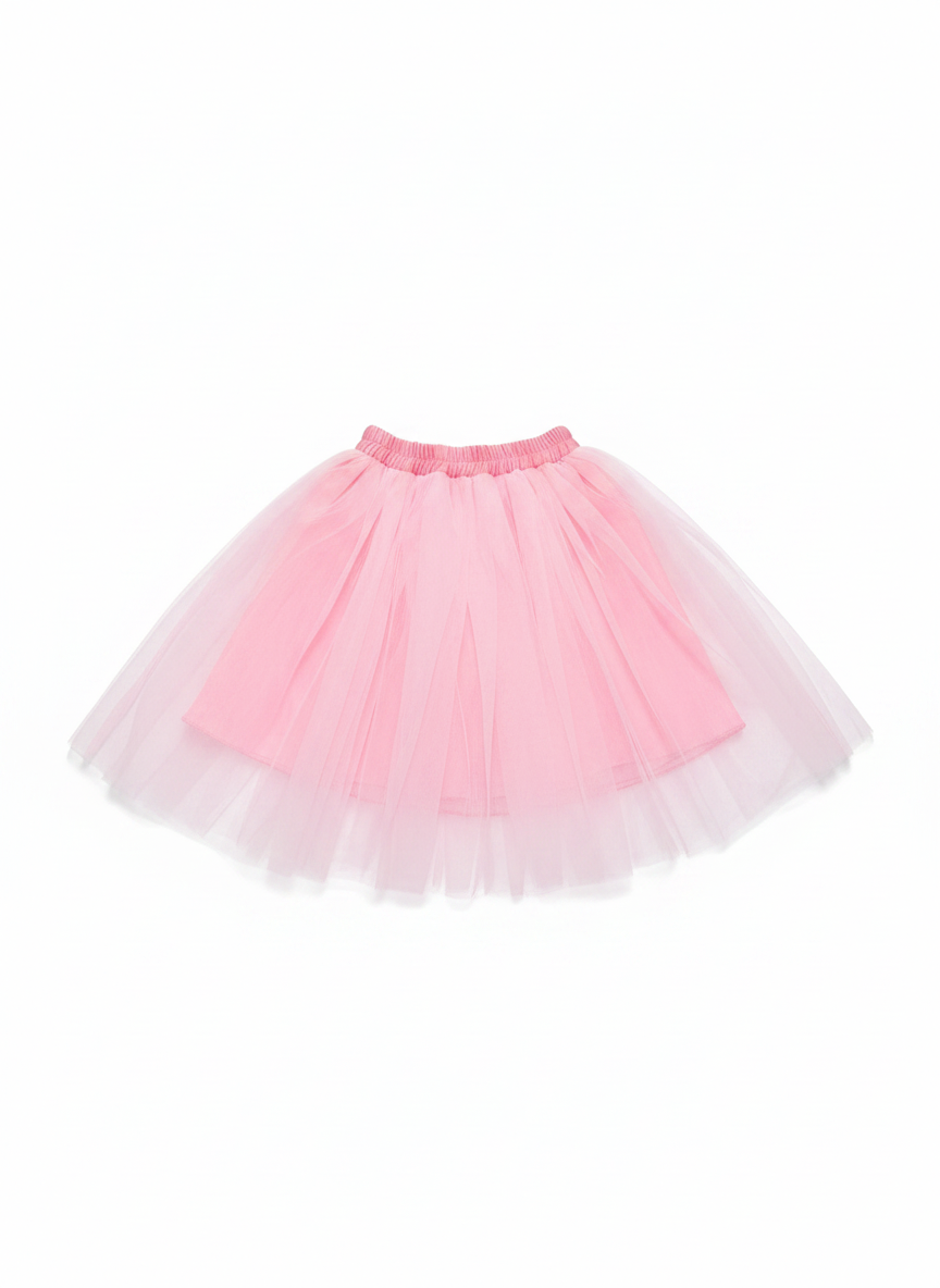 Pink Tulle Tutu Skirt