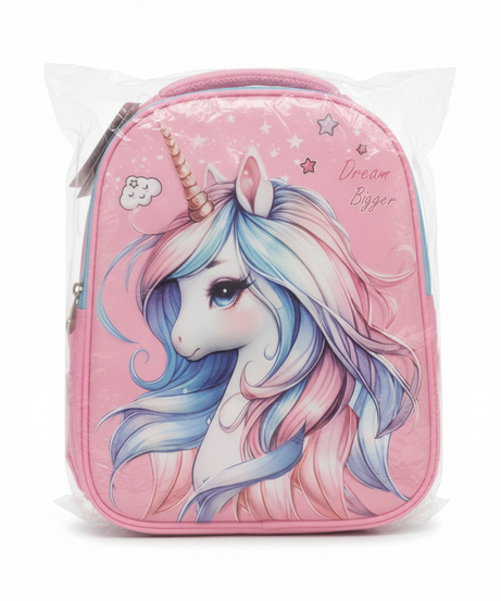 Pink Unicorn Dream Bigger Kids Backpack Size_(17)