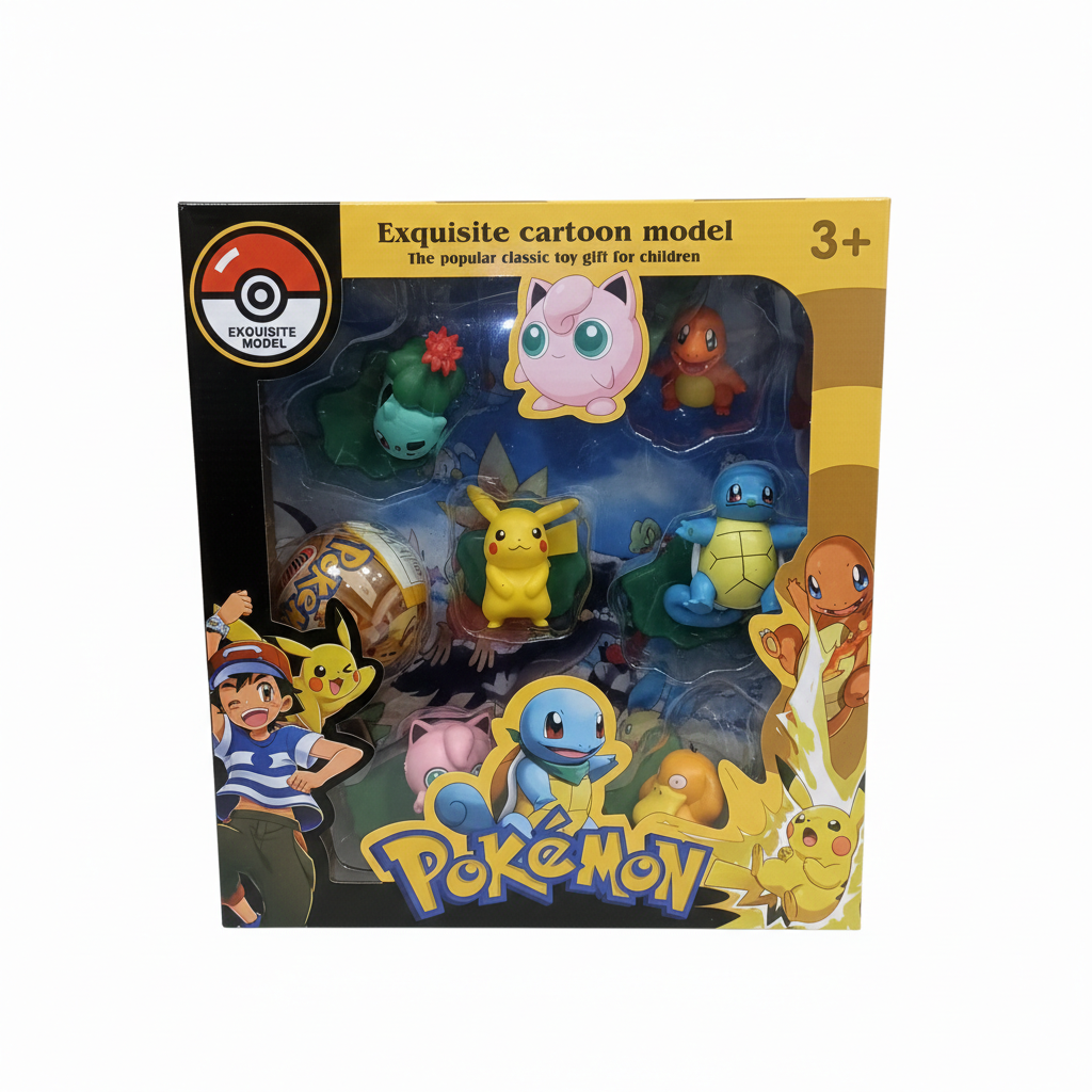 Pokémon Exquisite Cartoon Model Set