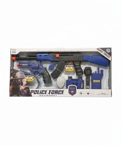 Police Force Equipment Armed Forces Play Set