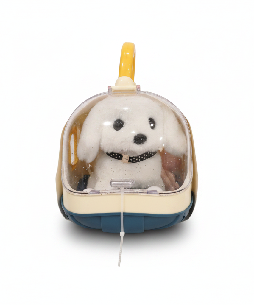 Portable Plush Puppy Pet Carrier
