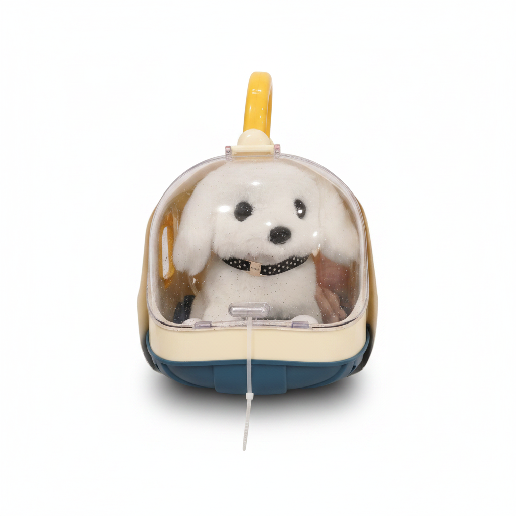 Portable Plush Puppy Pet Carrier
