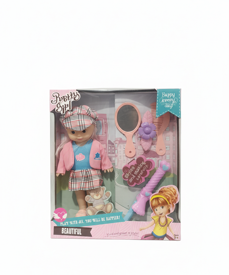 Pretty Girl Doll with Styling Accessories