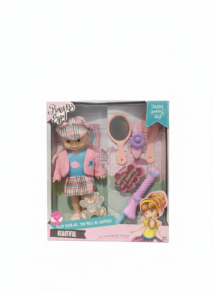 Pretty Girl Doll with Styling Accessories