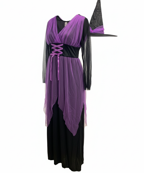 Purple & Black Witch Costume Set