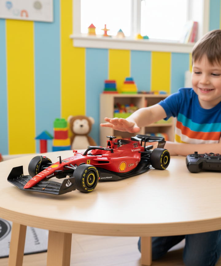 RASTAR Ferrari F1-75 R/C Scale 1:18 Race Car