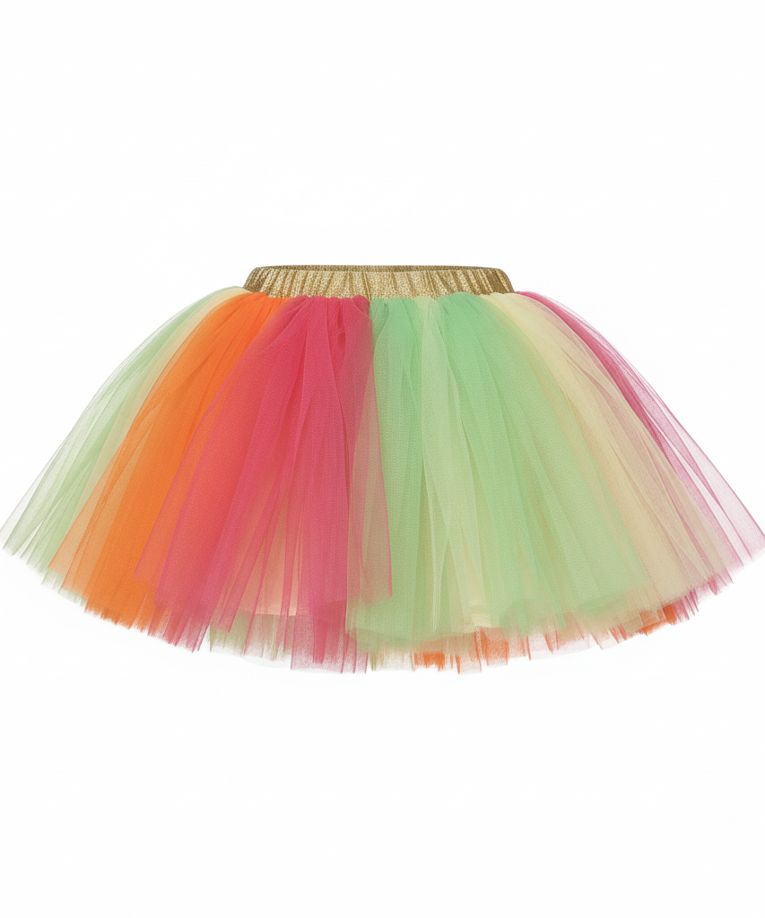 Rainbow Layered Tutu Skirt