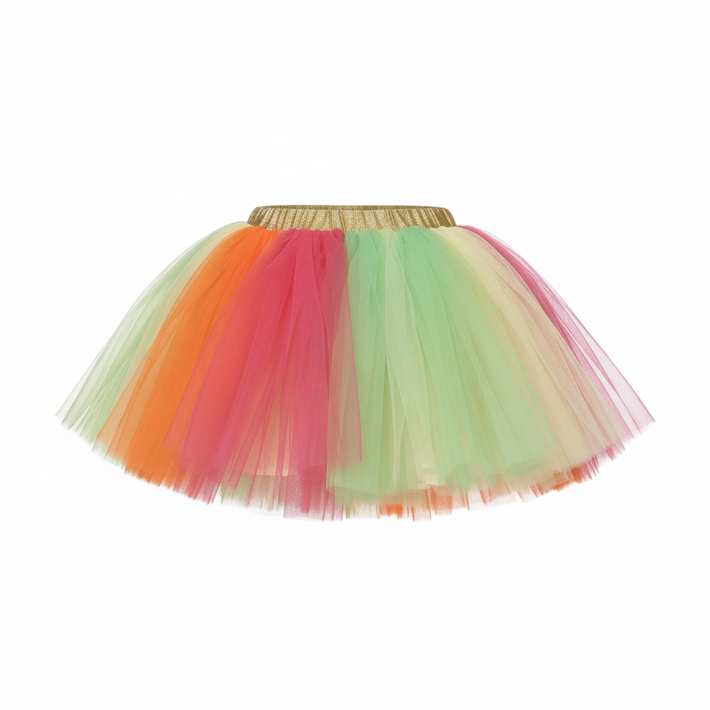 Rainbow Layered Tutu Skirt