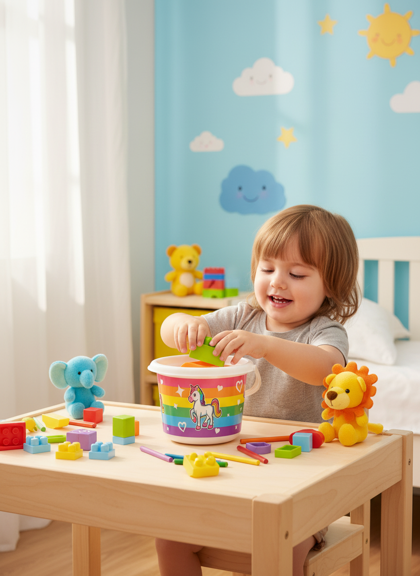 Rainbow Unicorn Stacking & Nesting Cups