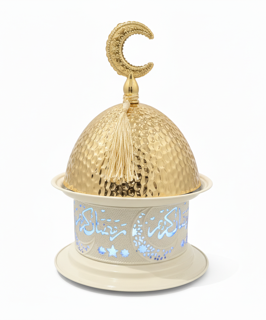 Ramadan Kareem Decorative LED Lantern & Treat Holder