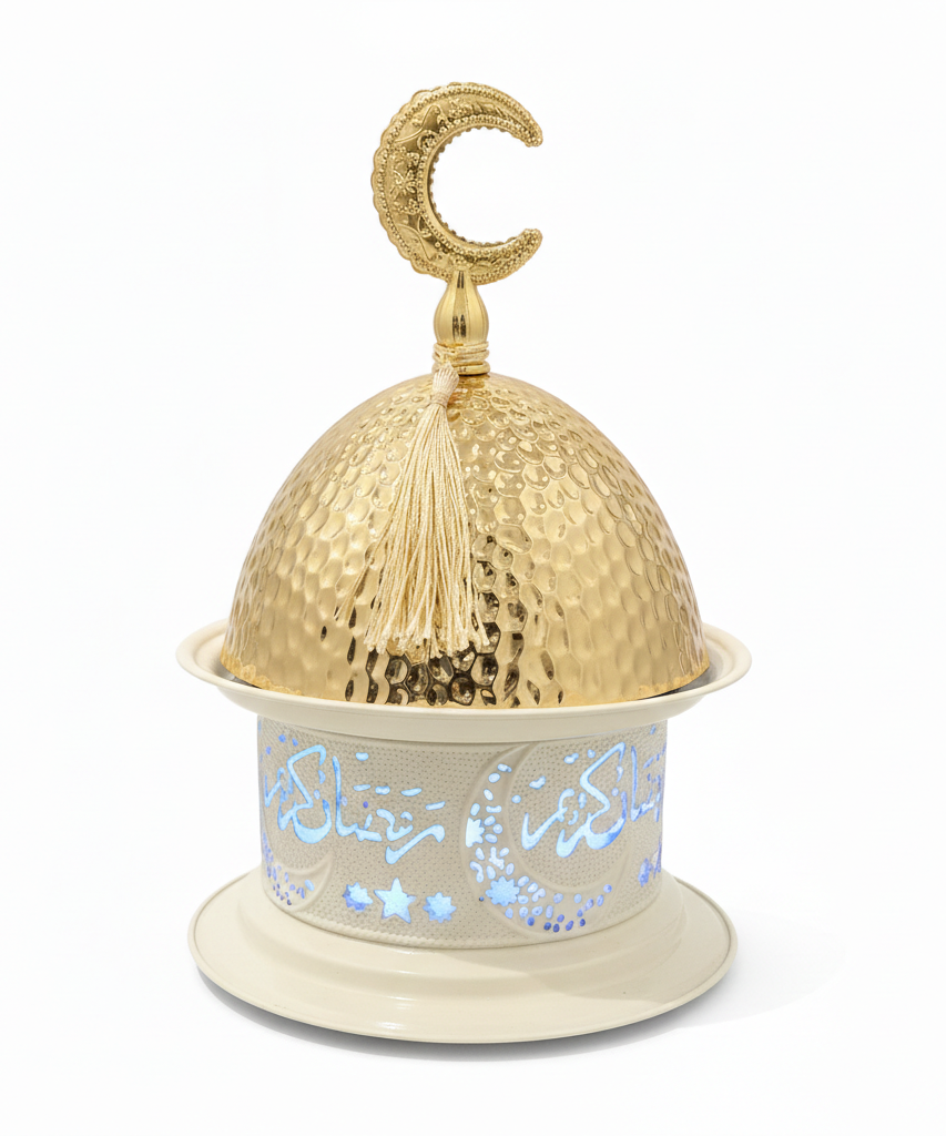 Ramadan Kareem Decorative LED Lantern & Treat Holder
