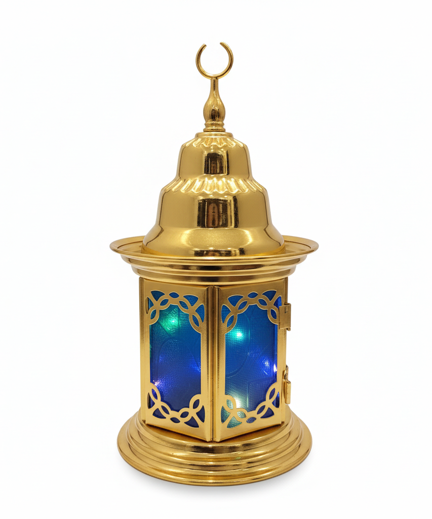 Ramadan Kareem Golden LED Lantern