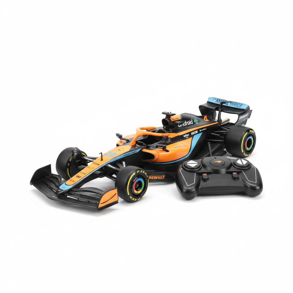 Rastar R/C McLaren MCL36 2022 Emilia Romagna Grand Prix Formula 1 Car, Scale 1:18