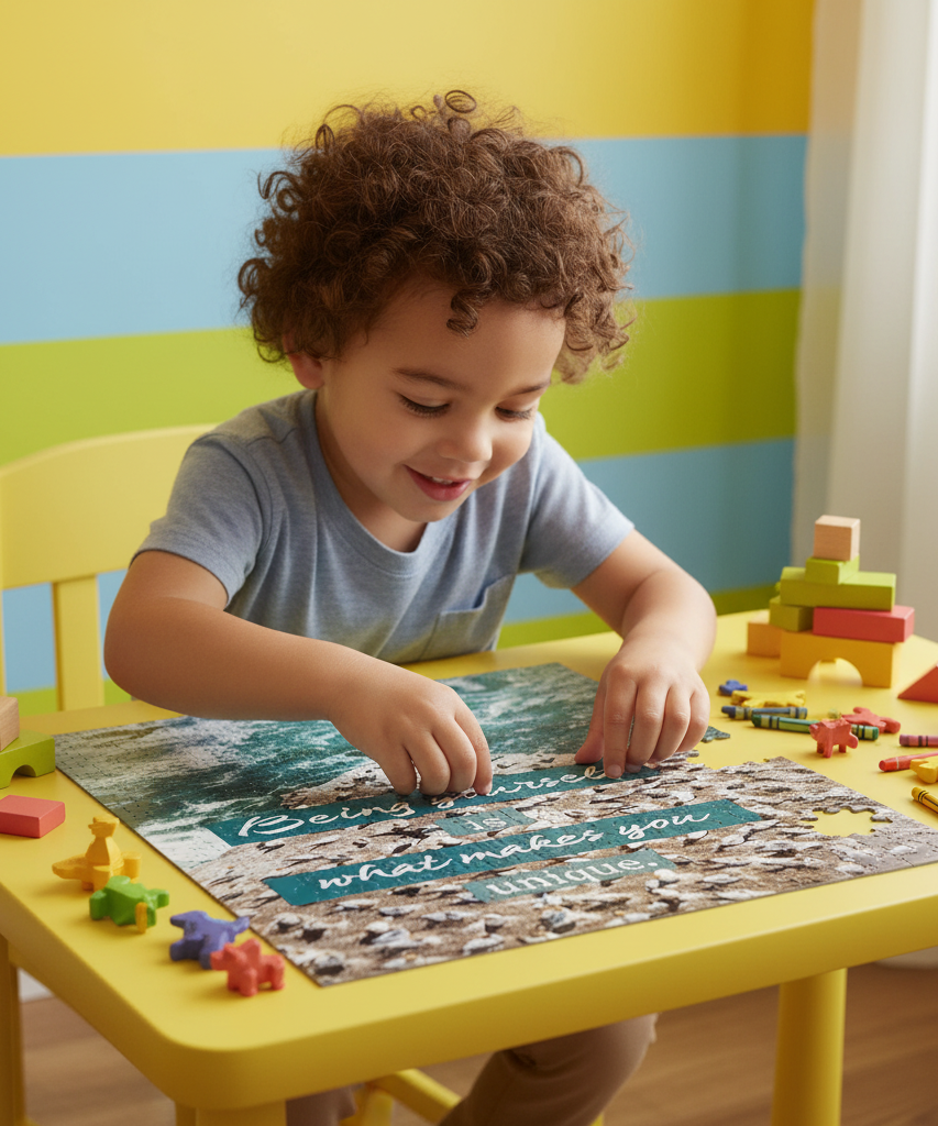 Ravensburger 99 Piece Mini Puzzle: Being Yourself Is What Makes You Unique