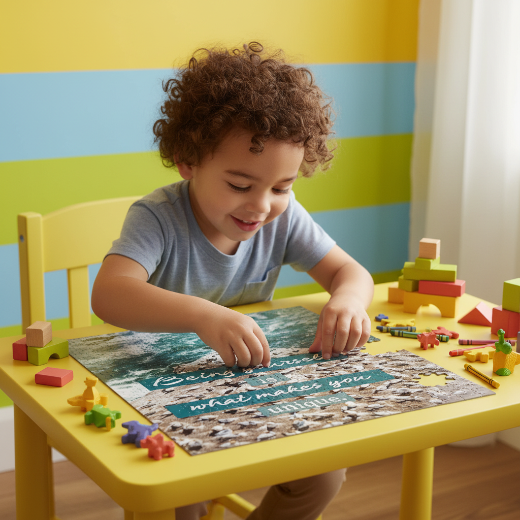 Ravensburger 99 Piece Mini Puzzle: Being Yourself Is What Makes You Unique