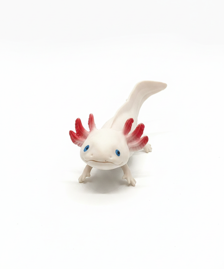 Realistic Axolotl Toy Figure