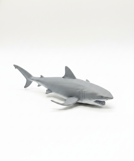 Realistic Great White Shark Figurine
