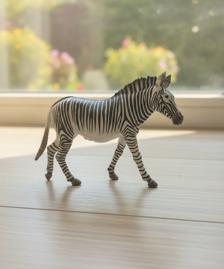 Realistic Grevy’s Zebra Toy Figurine