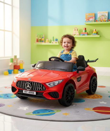 Red KY-6688 Electric Ride-On Sportscar