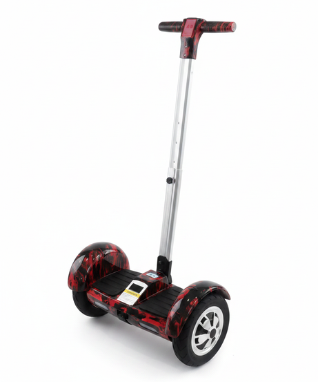 Red Flame Self-Balancing Electric Scooter with Handle
