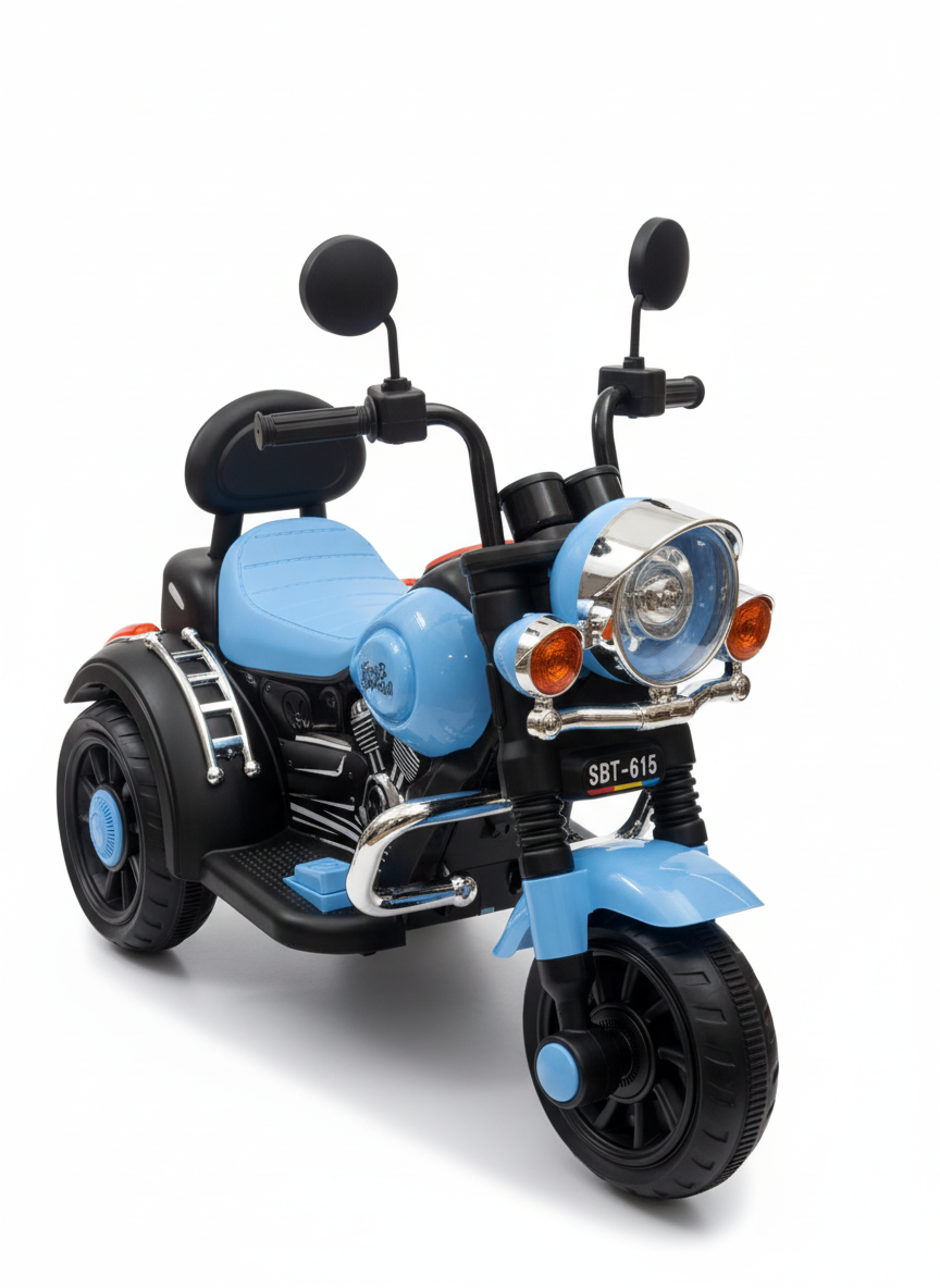 SBT-618 Kids' Electric Ride-On 3-Wheel Motorcycle
