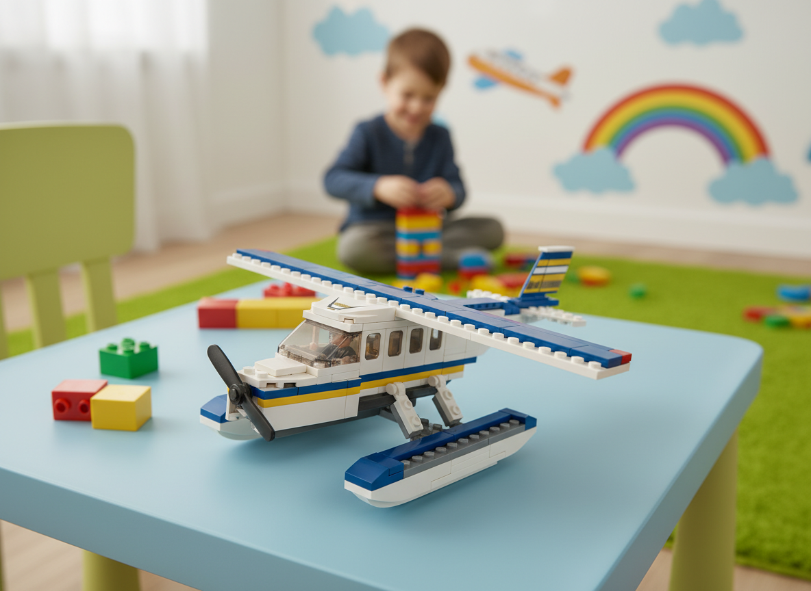 SLUBAN Aviation M38-B0361 Seaplane Building Blocks