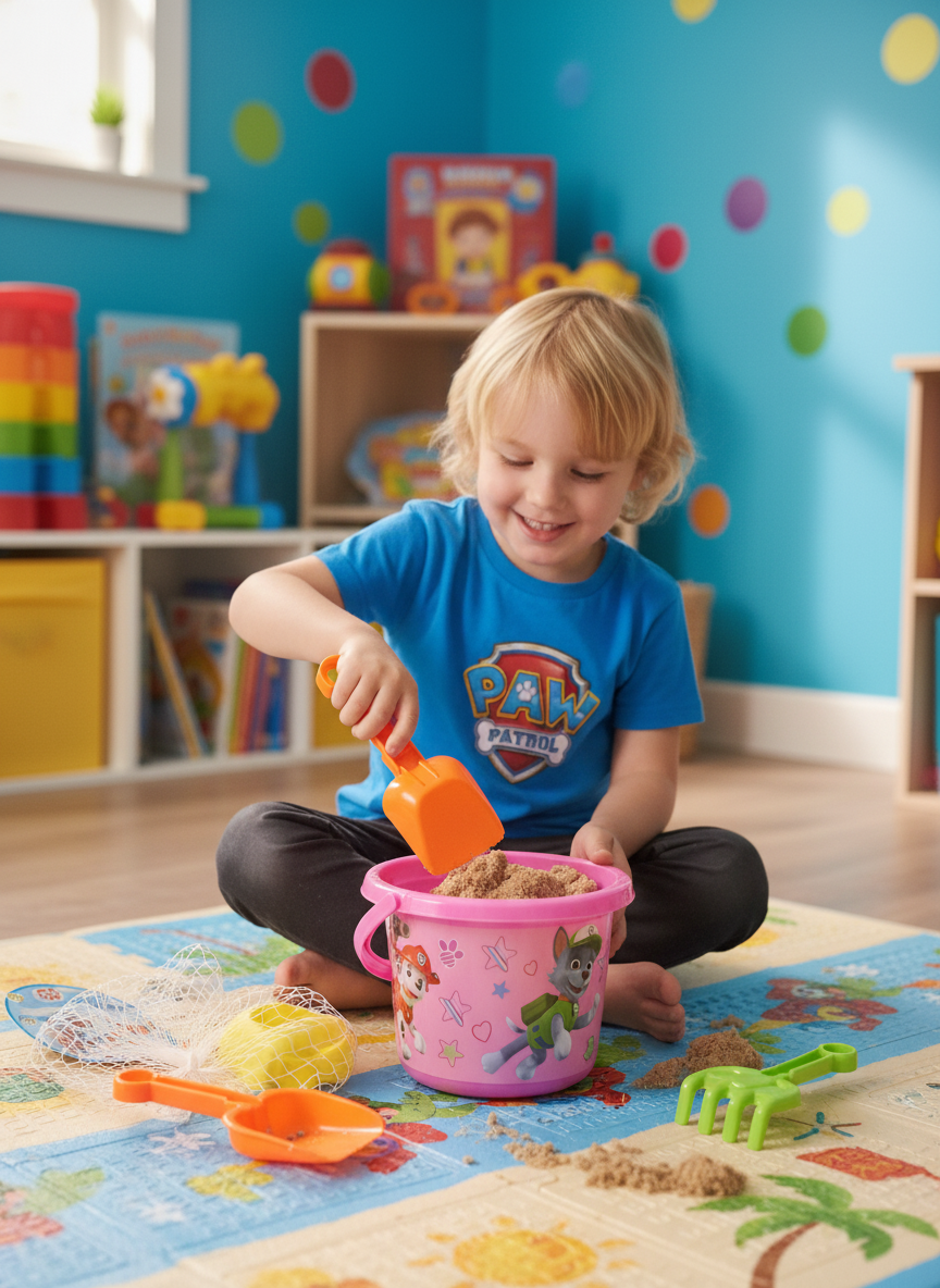 SMART TOYS Paw Patrol Beach Bucket & Sand Play Set