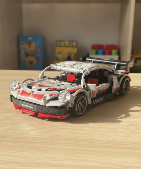 SPEED 9145 Sports Car Technological Building Block - Pull-back Car