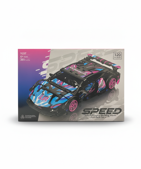 SPEED 9157 Technological Building Block Pull-back Car