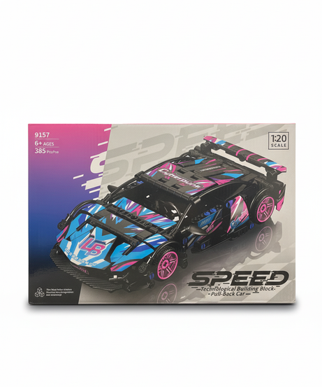 SPEED 9157 Technological Building Block Pull-back Car