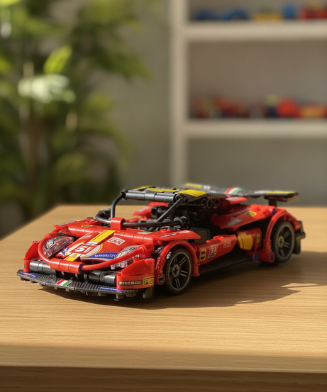 SPEED Technological Building Block Pull-back Car (Model 9038)