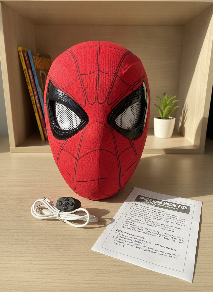 SPIDER MASK MOVING EYES
