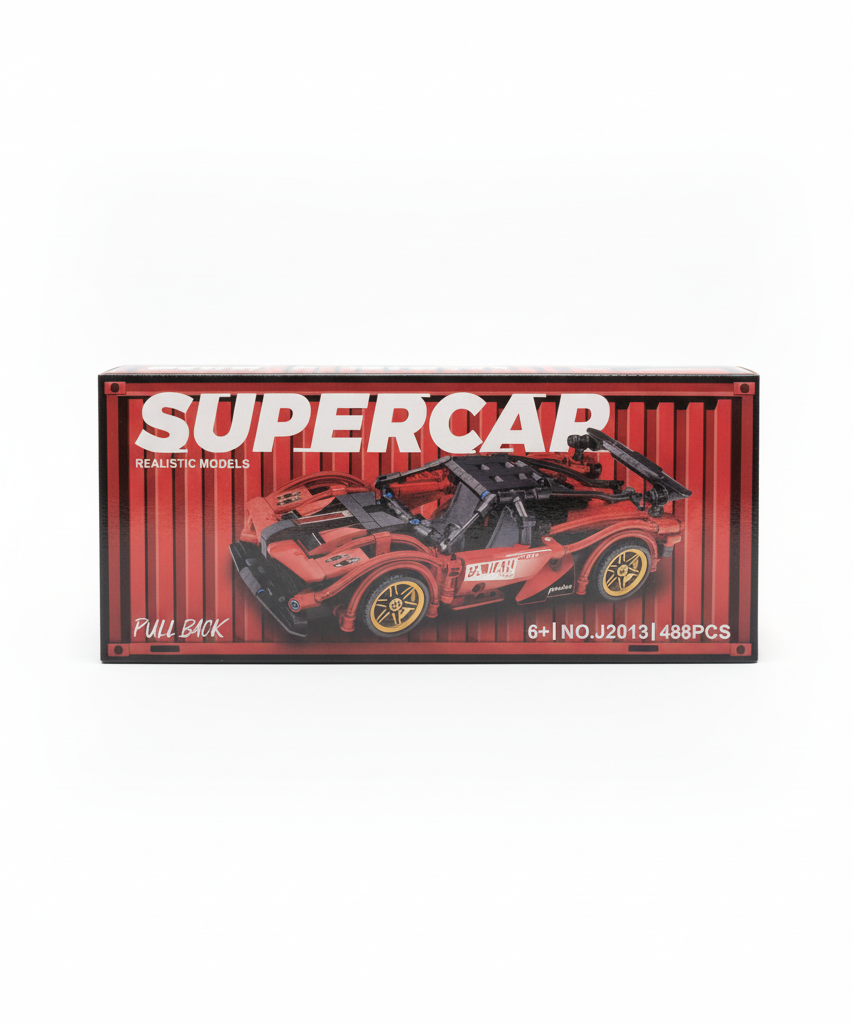 SUPERCAR Realistic Models Building Block Set
