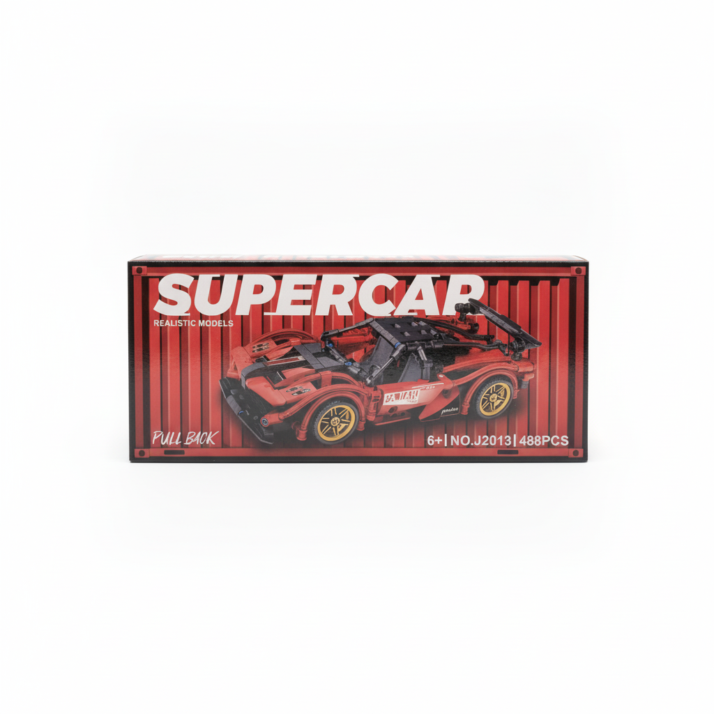 SUPERCAR Realistic Models Building Block Set