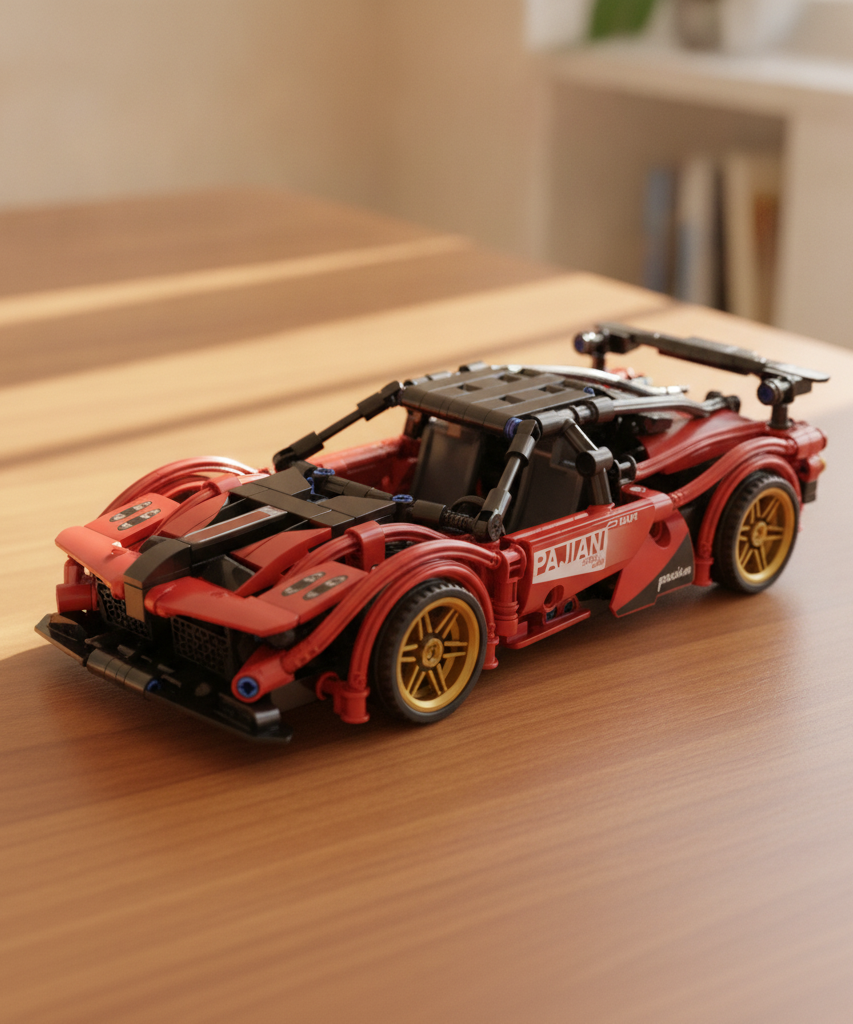 SUPERCAR Realistic Models Building Block Set