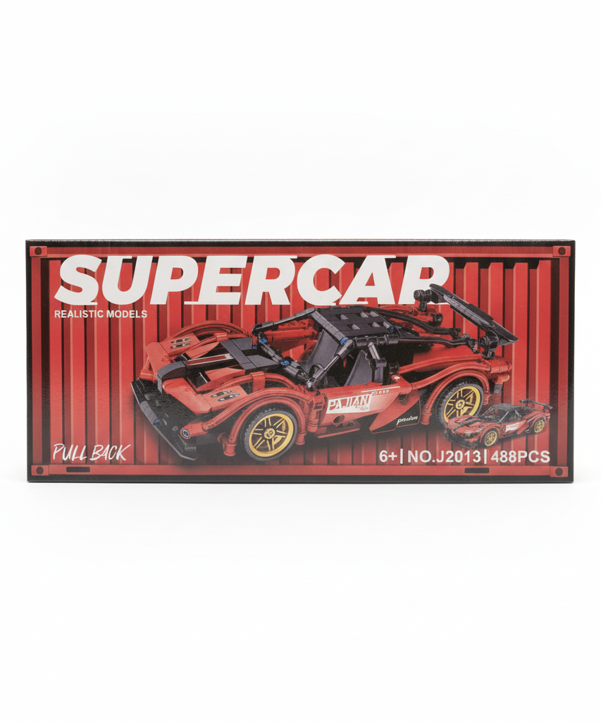 SUPERCAR Realistic Models Building Block Set