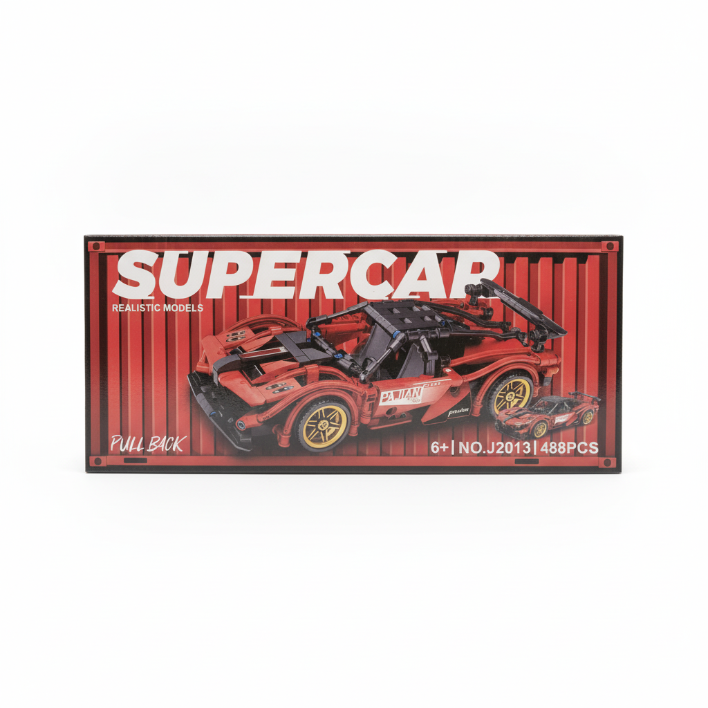 SUPERCAR Realistic Models Building Block Set