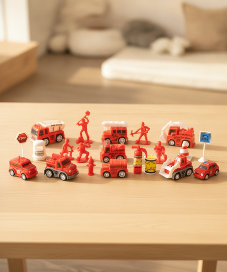 SUPER CAR TEAM City Rescue Series Mini Cars