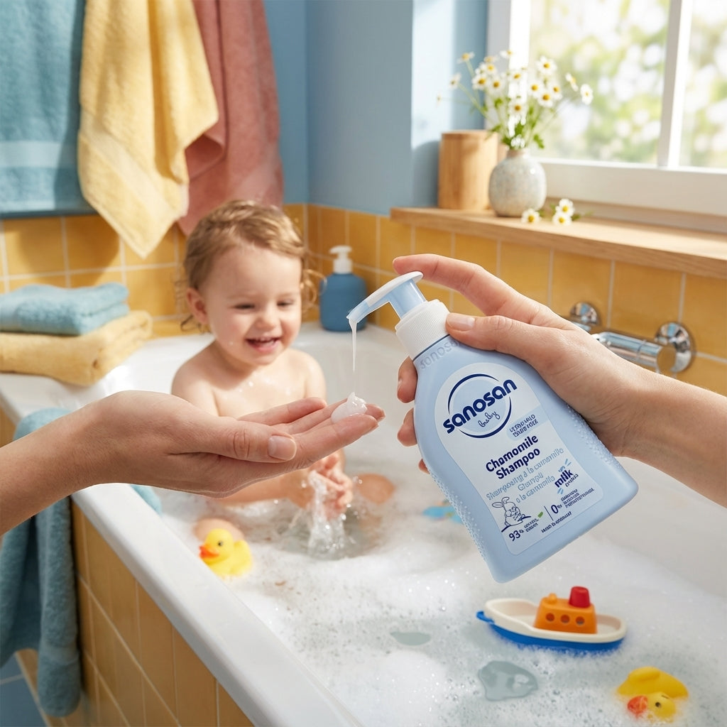 Sanosan Baby Chamomile Shampoo , 200 ML