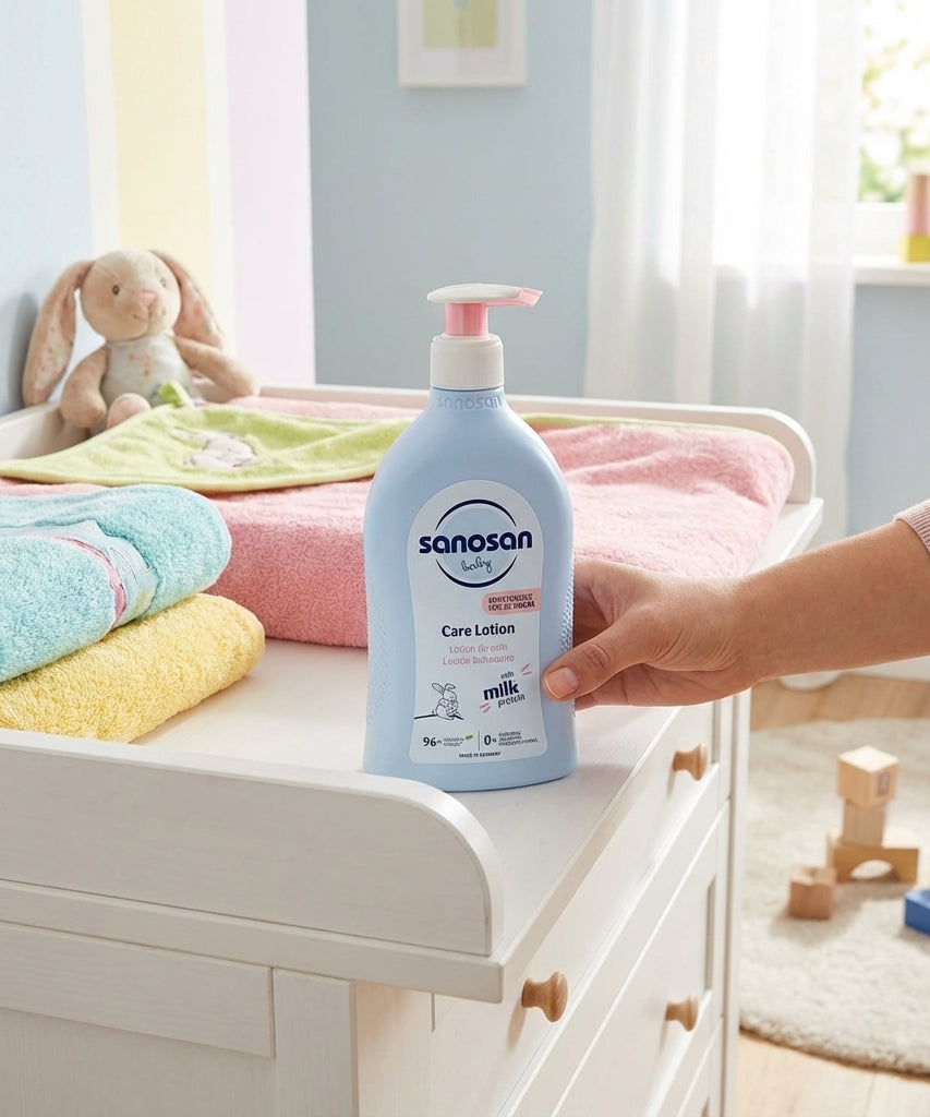 Sanosan baby Care Lotion with Milk Protein, 500 ML