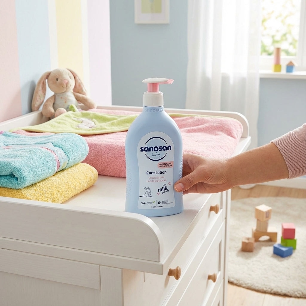 Sanosan baby Care Lotion with Milk Protein, 500 ML