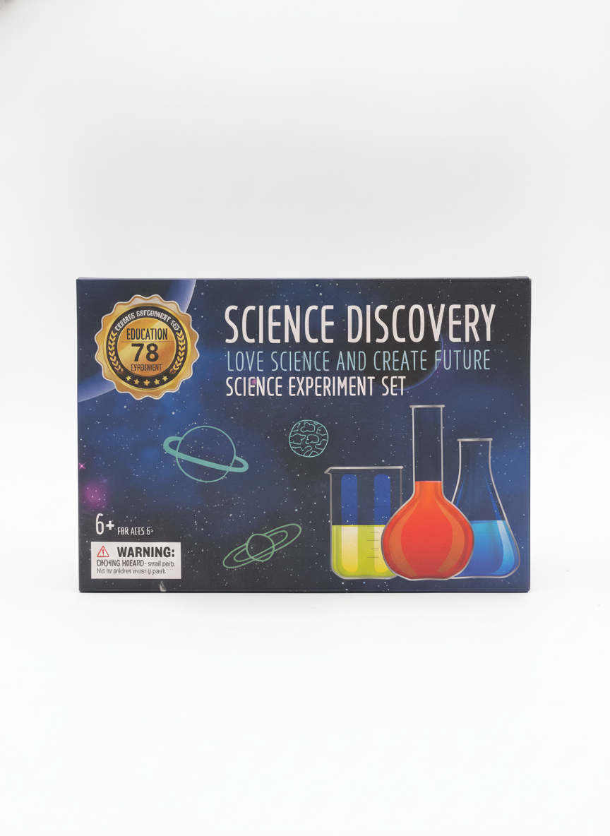Science Discovery: Love Science and Create Future - Science Experiment Set (78 Experiments)