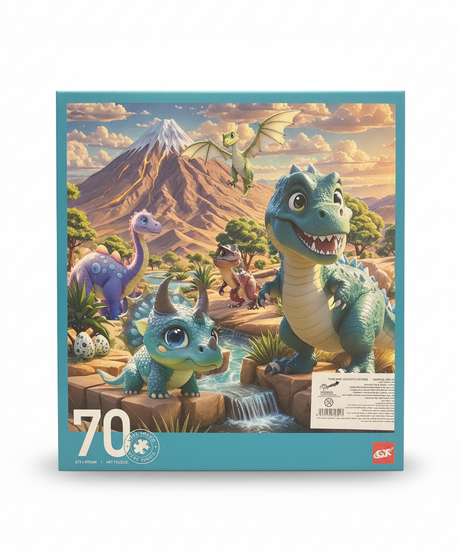 Selection Art Puzzle - Friendly Dinosaur Valley